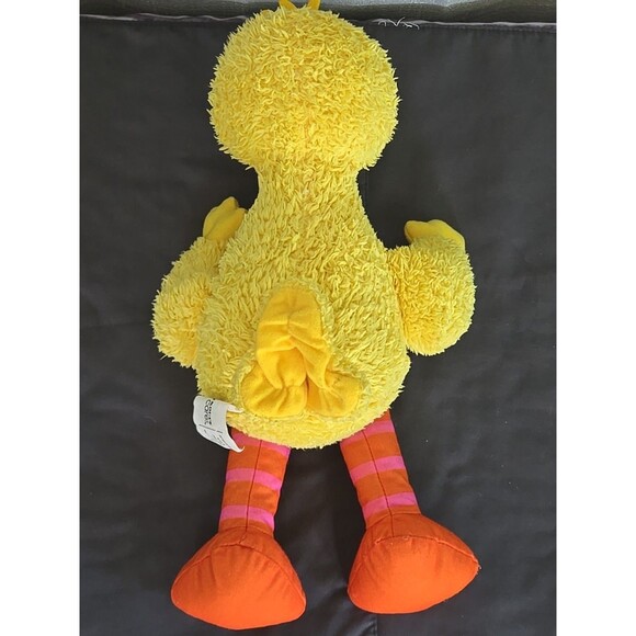 Kohls Cares Big Bird 15" Plush Stuffed Animal Sesame Street Yellow Gift Boy Girl - Picture 4 of 7